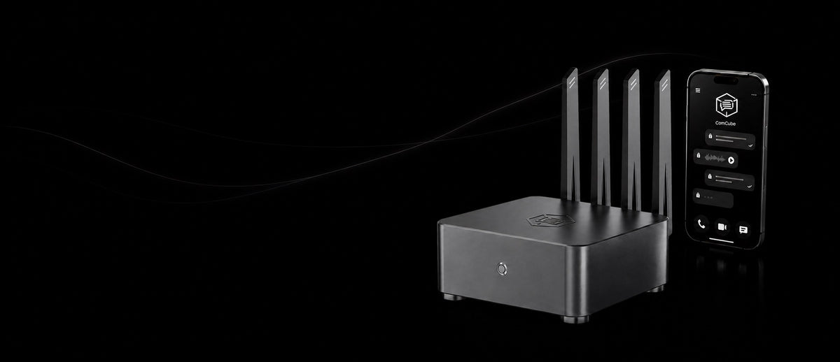 ComCube private communication server and secure mobile app