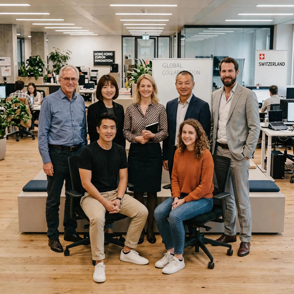 International team representing ComCube Swiss-engineered security and global collaboration